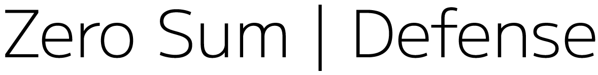 Zero Sum | Defense